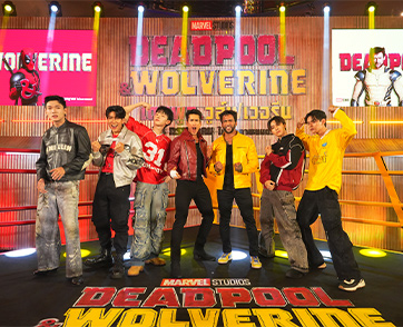 ยิ่งใหญ่สมการรอคอย “งานวัด Deadpool & Wolverine” เปิดตัวภาพยนตร์ซูเปอร์ฮีโร่ฟอร์มยักษ์แห่งปี “Deadpool & Wolverine เดดพูล & วูล์ฟเวอรีน”